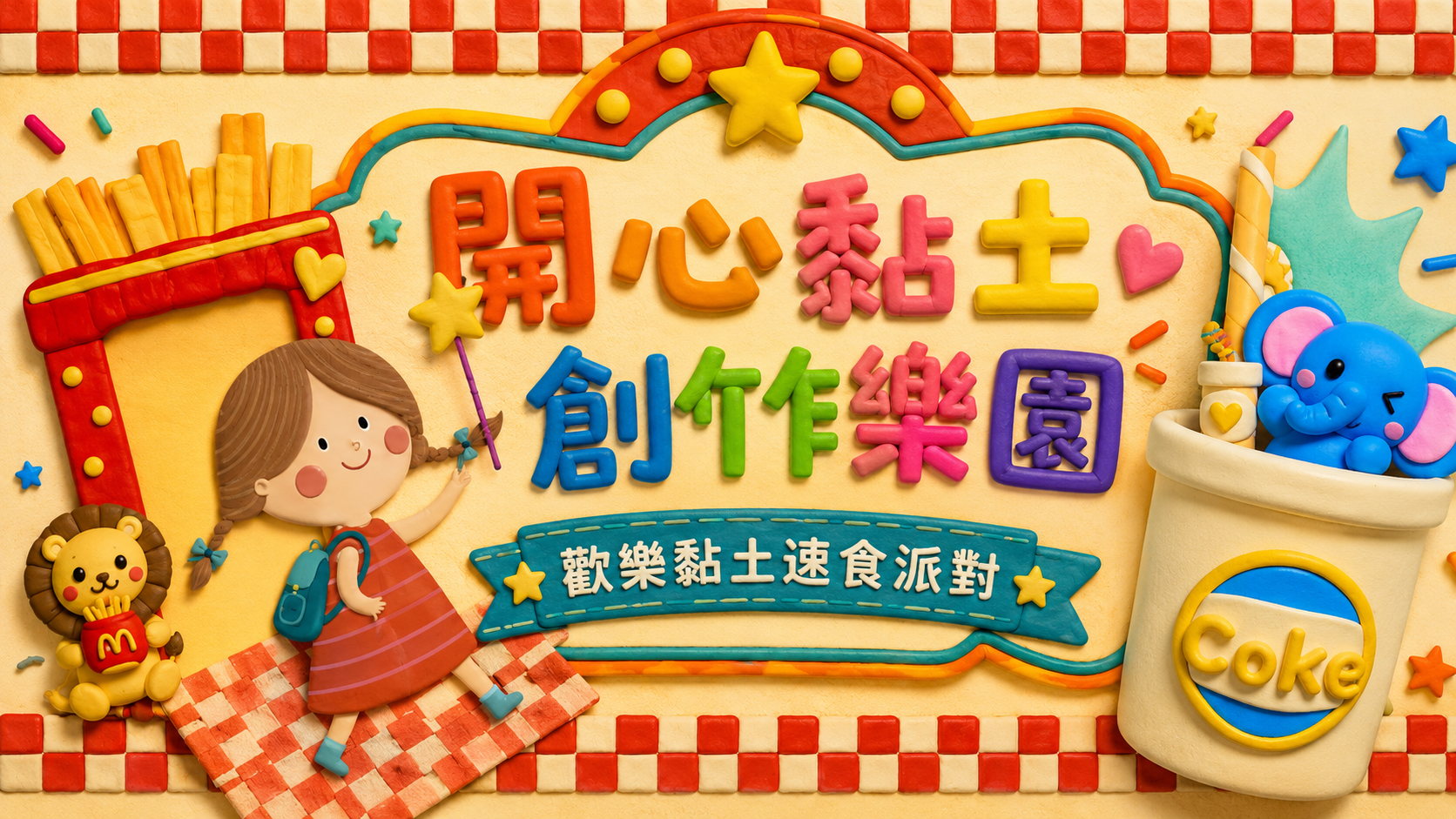 開心黏土創作樂園【2026夏令營】