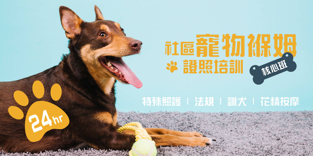 社區寵物褓姆證照培訓【核心班】<2020年預約單> 社區寵物褓姆證照培訓【核心班】<2020年預約單>