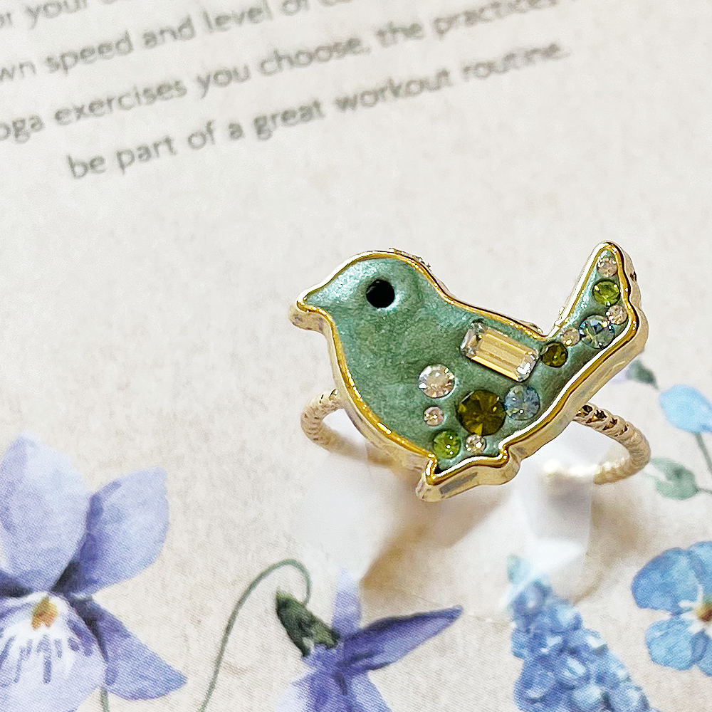 兒童珠寶設計師_翠鳥造型戒