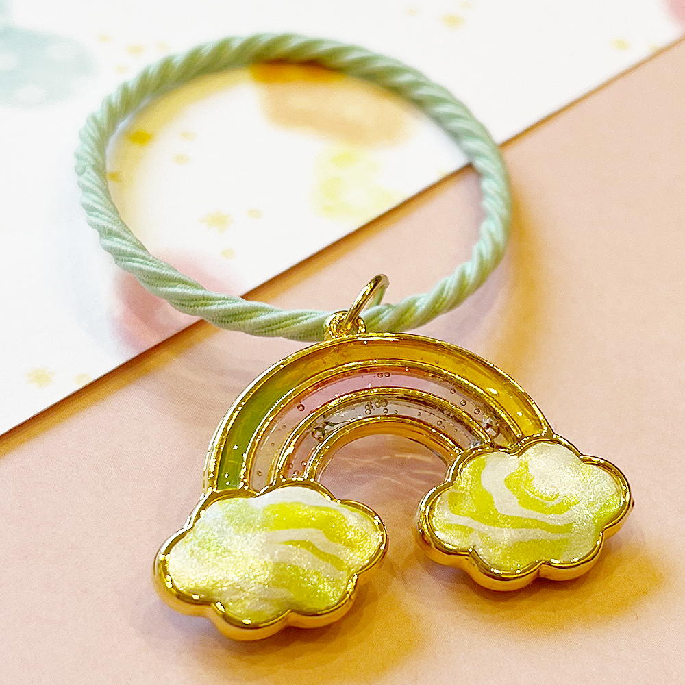 兒童珠寶設計師_ 棉花糖雲朵髮圈