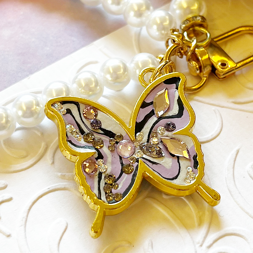 兒童珠寶設計師_彩蝶包包吊飾